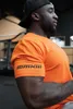 Merk Mens Katoenen T-shirt Zomer Gyms Fitness Bodybuilding Shirts Mannelijke Mode Casual Korte Mouwen Tees Tops Kleding 210629