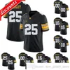 NCAA Iowa Hawkeyes College Football Wear Akrum Wadley C.J Beathard Chad Greenway Marshall Koehn Noah Fant Maillots cousus Noir