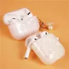 Designer per Airpods2/3 Custodia morbida Shell Designer per ragazza da donna Set di auricolari Antivegetativa Silicone trasparente Protezione per auricolari D2109221HL