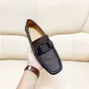 2022 Arizona Moccasin Herren Carlo Loafer Schuhe Leder Wildleder Lychee Muster Gold Lock Bow Hockenheim Loafers Designer Trainer Flache Schuhe mit Box 306