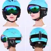 スキーヘルメットスノーボードABS成人向け子供秋冬の一体成形された防風サイクリングヘルメット通気性の安全スノースポーツ屋外