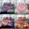 Mandala sängkläder uppsättning Duvet Cover Bohemian Bedspreads säng uppsättningar 210319