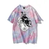 T-shirts pour hommes Anime T-shirt imprimé Harajuku Berserk Guts Friends Vêtements Streetwear Unisexe Funny Fashion Tiedye Hip Hop Top 321v