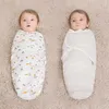 赤ちゃんの寝袋生まれの赤ちゃんスワドルラップエンベロープ100％綿0-3ヶ月の毛布スリープサック211023