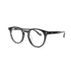 Prosty styl casual okulary z pełną ramką moda Okrągłe okulary Czarny szylkret Wysokiej jakości materiałowe okulary