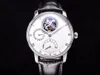 JB 6025-1542-55 Zegarek męski, rozmiar 42,5 mm, z ruchem Tourbillon Cal.25, Data, Wyświetlacz rezerwy mocy, dwustronne lusterko Sapphire i 750 Platinum Plated Case