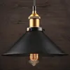 Światła sufitowe Vintage wisiorek przemysłowy wiatr Retro wiejska lampa żyrandola Creative Single Black Bar Absaż Loft Dekoracja 1117499