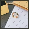 Luxurys designers ringer kvinnors guldpläterade ringsmycken f bokstäver tryckta ring mode män ringar bague die ringe kvinnor allians e8048018