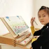 Art Artista ajustável Beech Tabletp Wooden Sketch Box Easel 3-Gaveta Portable 489 V2