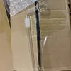 Downstem in vetro con imbuto Banger Bowl per pipe da fumo 2,55 pollici 3,54 pollici 4 pollici 4,5 pollici Lunghezza Downstem Bowl OD 30 mm Bruciatore a nafta spesso