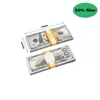 Вечеринка реплика Us Fake Money Kids играет на игрушку или семейную бумагу бумаги Paper Banknote 100pcs Pack Практика подсчета фильма Prop 20 долларов