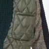 TWOTWINSTYLE Hit Farbe Patchwork Jacke Für Frauen V-ausschnitt Langarm Casual Koreanische Jacken Weibliche Mode Cothing Herbst 210517