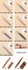 Eyeliner auto-adhésif 2 en 1 Eyeliner liquide Pen Diamond Bling Eye Liner Crayon Pas de colle non magnétique pour le maquillage faux cils 3 couleurs