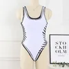 I ett stycke passar kvinnors badkläder designer en bit baddräkt sexig svartblå kvinnor bodysuit badkläder solid bikini 2023 push up baddräkt plus storlek xl monokini b