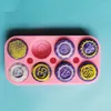 Craft Tools Latest Unique Candles Silicone Mold With Symbols Round Chakras Soap Diy Candle Making Molds271A