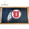 NCAA Utah Utes Bayrak 3*5ft (90cm*150cm) Polyester Flags Banner Dekorasyon Uçan Ev Bahçesi Bayrak Festival Hediyeleri