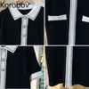 KOROBOV COLLAGGIO VINTAGE COLLATO COLLATO COLLARE DONNA DONNE DONDARE CASUA CAFFY CASE ATTENTI DEMBI NUOVI VESTIDOS MITTUTO 210430