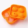 Silicone Ice Ball Mold Bar Four Hole Cube Tray Party Whiskey Cocktail Cold Drink Candy