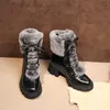 Meotina جلد طبيعي امرأة الأحذية عالية الكعب الكاحل الأحذية منصة كعب أحذية قصيرة الدانتيل يصل الأحذية النسائية الشتاء الأسود 40 210608