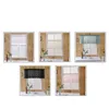 Kısa Perde Dantel Yarım Pencere Işık Şanzıman Ev Mutfak Balkon için 74x61 cm Beyaz Perdeler