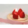 4pcs/box Fruit Candle Scented Candle Valentine Day Gift Party Ornament Home Decoration Creative Strawberry Candles
