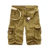軍の貨物ショーツ男性夏の迷彩純粋な綿のブランドの服快適な戦術的な迷彩210714