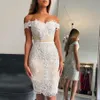 white beaded cocktail dresses