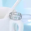 Cooltime Classic Roman Numerals Rostfritt stål Par Ringar Rose Gold Color Ring För Kvinnor Mäns Mode Smycken Anniversary Gift