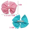 Hair Accessories 30 Colors 4.5 Inch Baby Girl Bows With Alligator Clips Toddler Infants Kids Barrettes Headwear