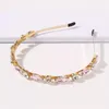 Fashion Luxurious Rhinestone Headband Full Crystal Hairband Headpiece Wedding Party Ladies Girls Hair Accessories Gift For Women Clips & Bar