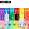 Аутентичные Aokit Box Одноразовые устройства Комплект E-Cigarettes Сетка COIL 5% Прочность 4000 Загонией 1500 мАч Батарея 10 мл Степень Степень Картридж POD Vape Pena36