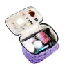 Moda Laser Travel Maquiagem Bag Organizador Mulheres Zíper Cosméticos Caixa De Armazenamento Caixa de Armazenamento Portátil Bolsa De Maquiagem Heartry Beleza Wash Kit