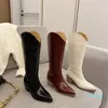 designer women's designer boots simple style horse skin in three lengths and colors are fashionable sexy luxurious customized logo