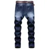 Mäns plusstorlek byxor denim vanliga byxor mager jean man rippade pojkvän pantalon jeans hommes för man222j