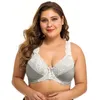 Plus Size Reggiseno Lager Bosom Pizzo Ricamo Minimizer Reggiseno Per Donna Sexy Ferretto Bralette Reggiseno Top F G H I Cup 211110