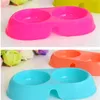 New Pet Feeder For Cat Dog Pets Supplies Double Food Plastic Bowls For Cats Dogs Food Dishes Holder High Qual qylXkj 652 V2