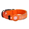 Cat Collars & Leads Pet Dog Nylon Reflective Design Adjustable Positioning Collar Protective Cover Suitable For Apple Airtag Tracker
