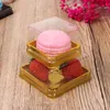 Presentförpackning 50st Cupcake Packaging Plastic Square Moon Cake Boxar Egg Yolk Puff Container Golden Packing Multi Size Wedding Birthday Party