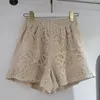 Lato koronkowe szwy elastyczne talii szorty kobiety spodenki damskie luźne mini krótka kobieta swobodna moda feminino