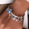 WOSTU 925 sterling zilver vrouwen jongen meisjes huisdier camera bij charme koffie lieveheersbeestje kralen fit diy originele armband hangers sieraden