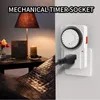 TIMERS 24 timmar Cyclic Timer Switch Kitchen Outlet Loop Universal Timing Socket Mechanical 16a UK EU Plug Protector