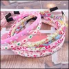 Haar Aessories Baby, Kids Maternity Wyyniy Cartoon Sieraden Kinderen Schattige Prinses Haarspeld Zomer Doek Hoop Dames Drop Levering 2021 LKY9S