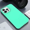 Wheat Straw Thicken Phone Cases for iPhone 13 12 Mini 11 Pro Max XS XR 7 8 Plus S21 Ultra A12 Recycle Eco-friendly Matte Soft TPU Back Cover