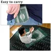 100x60cm tapis de prière portable utile avec boussole tapis poly à genoux pour l'islam musulman tapis imperméable avec sac