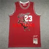 Mäns broderade 23# Michael 2021 Ny säsong Red Joint Edition Basketball Jersey S M L XL XXL