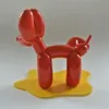 Peepek Sculpture Collectable Figure ballon art chien résine artisanat art mariage décoration de maison 210329
