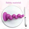 Nxy Sex Anal Toys Silicone Plug Formation Butt Plugs Perles Gode pour Femme Hommes Gay Male Prostate Massage Érotique Intime Marchandises 1208