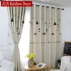 北ヨーロッパランプウィンドウブラックアウトカーテン子供用寝室のカーテンのための寝室のカーテンのための寝室のカーテン