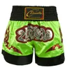 Boks Trunks Shorts for Thai Children Muay Short Crossfit Pants Men Men Bjj Sports Kickboxing Kids Tiger Boxe Ubranie