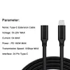 Cavi di prolunga tipo C 100W HD 4K 60Hz PD 5A USB3.1 USB-C Gen 2 10Gbps Cavo di prolunga per Mac Nintendo Switch SAMSUNG Laptop